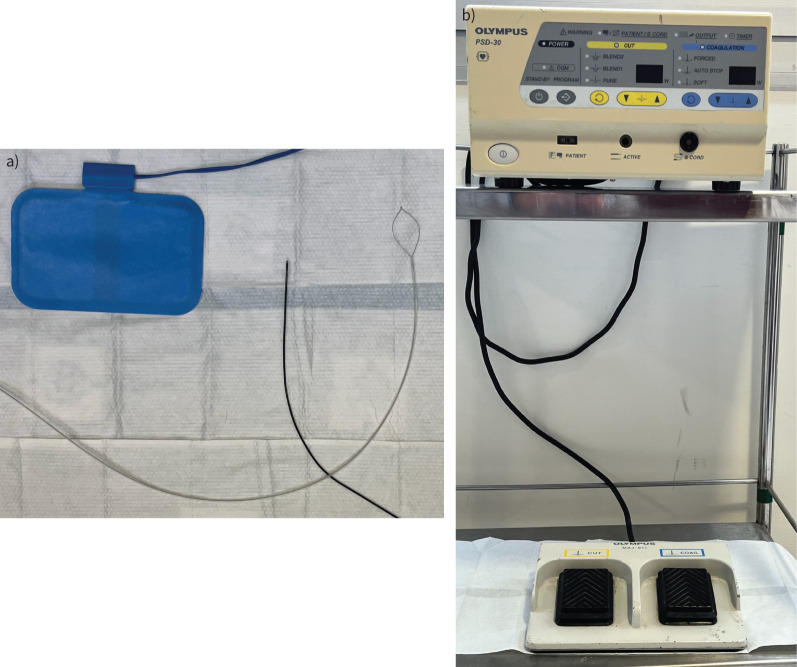 Fire: argon plasma coagulation, diathermy and laser.