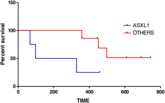 Genetic profile of ASXL1 gene in risk assessment in acute myeloid leukemia.