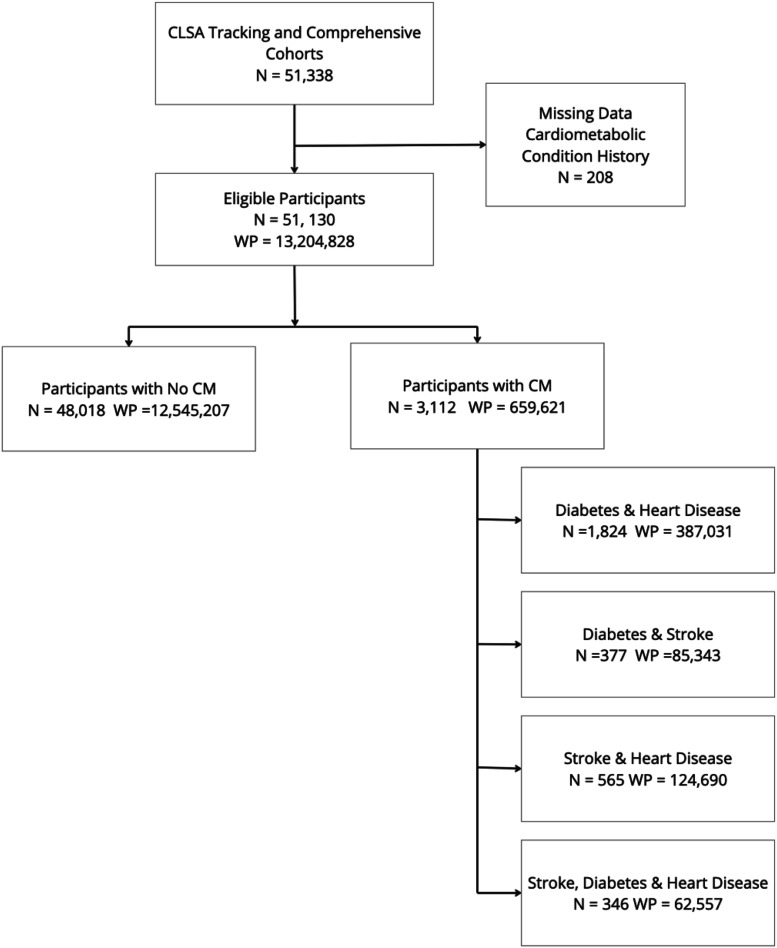 Sex differences in functioning and disability among adults with cardiometabolic multimorbidity using Canadian longitudinal study on aging data: A cross-sectional study.