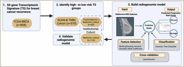A 20-feature radiomic signature of triple-negative breast cancer identifies patients at high risk of death.
