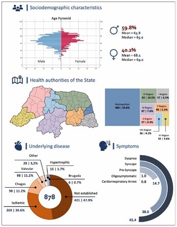 Epidemiology of severe heart disease among Unified Health System (SUS) users in Rio Grande do Norte: a cross-sectional study.