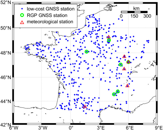 Monitoring water vapor transport in near real-time with low-cost GNSS receiver network.