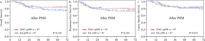 Benefits of neoadjuvant chemotherapy: is the prognosis of ypN0 patients after neoadjuvant chemotherapy comparable to that of pN0 patients undergoing surgery alone?