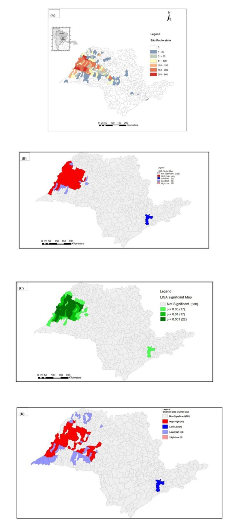Geospatial technologies for targeting priority areas on surveillance and response of visceral leishmaniasis in São Paulo state, Brazil: embracing a One Health integrative approach.