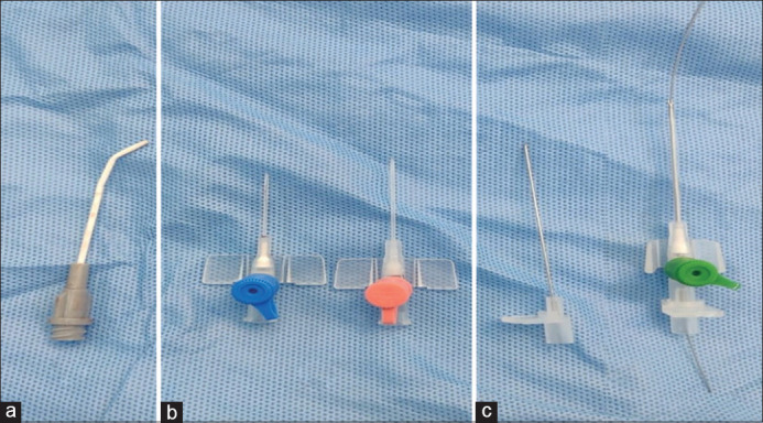 Novel use of intravenous cannula for kinked dilator of pediatric central venous catheter.