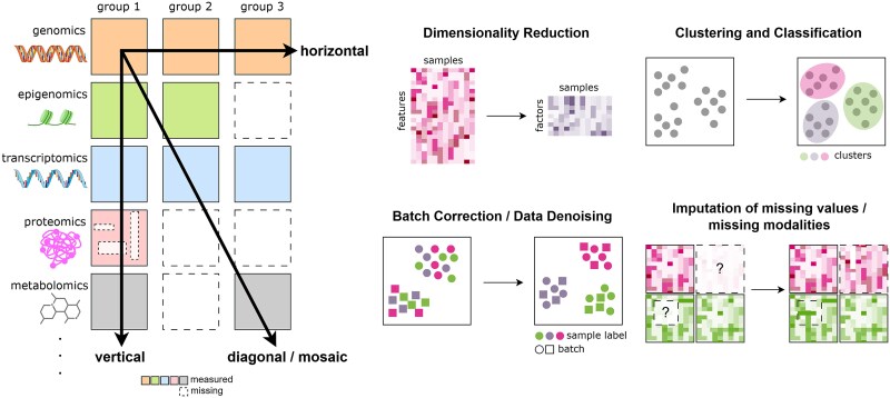 A technical review of multi-omics data integration methods: from classical statistical to deep generative approaches.