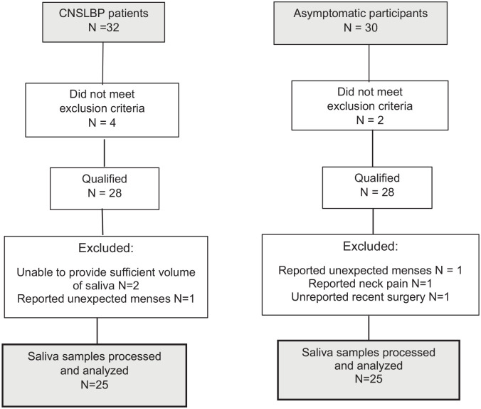 Salivary Biomarkers of Inflammation in Patients With Chronic Non-Specific Low Back Pain.