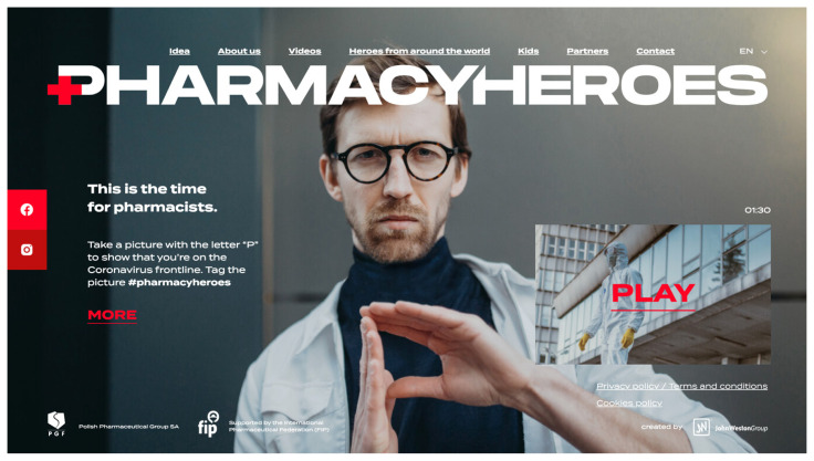 Raising public awareness of the pharmacists' involvement in the fight against the COVID-19 pandemic - the effects of Pharmacy Heroes campaign.