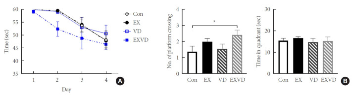 Combined Effects of Exercise and Vitamin D on Neuroinflammation, Blood-Brain Barrier Integrity, Oxidative Stress, and Cognitive Function in Nonpathological Mice.