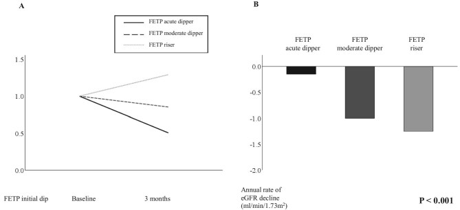 Initial change in fractional excretion of total protein after SGLT2 inhibitors predicts renal prognosis in patients with chronic kidney disease.
