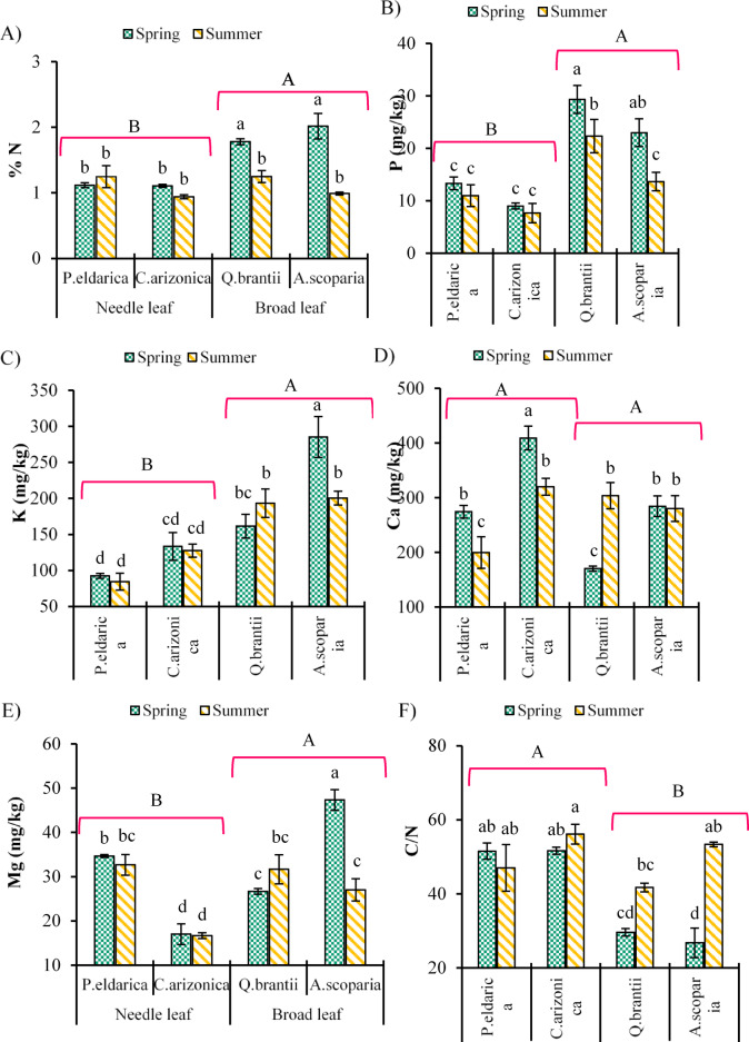 Temporal variation of leaf nutrient retranslocation in exotic and indigenous tree species in Zagros forests, Iran.