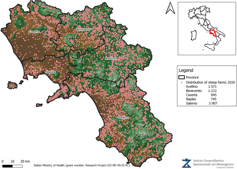 Surveillance of anthelmintic treatments on ruminant farms to detect resistance in a low-prevalence area.