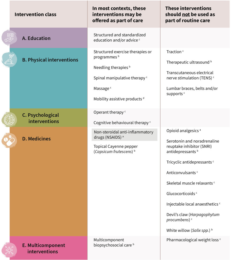 The World Health Organization guideline for non-surgical management of chronic primary low back pain in adults: implications for equitable care and strengthening health systems globally.