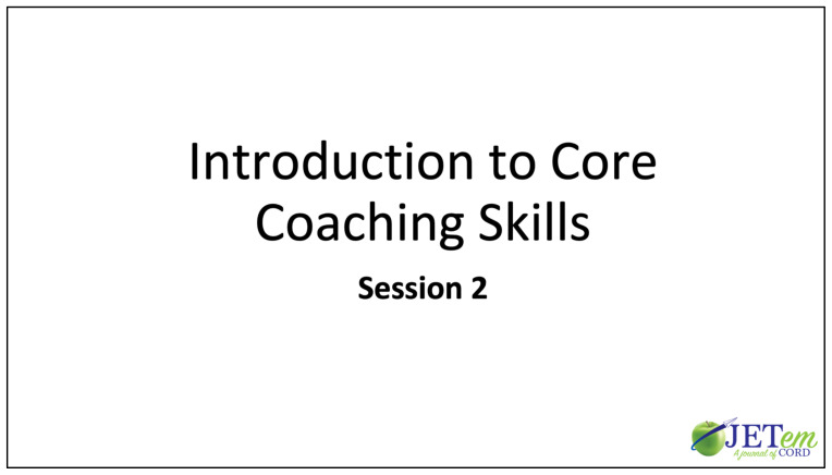 A Longitudinal, Practical Curriculum for Faculty Development as New Coaches in Graduate Medical Education.