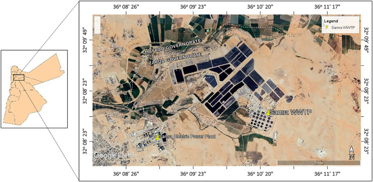 Microplastics removal efficiency in wastewater treatment plants in Jordan.