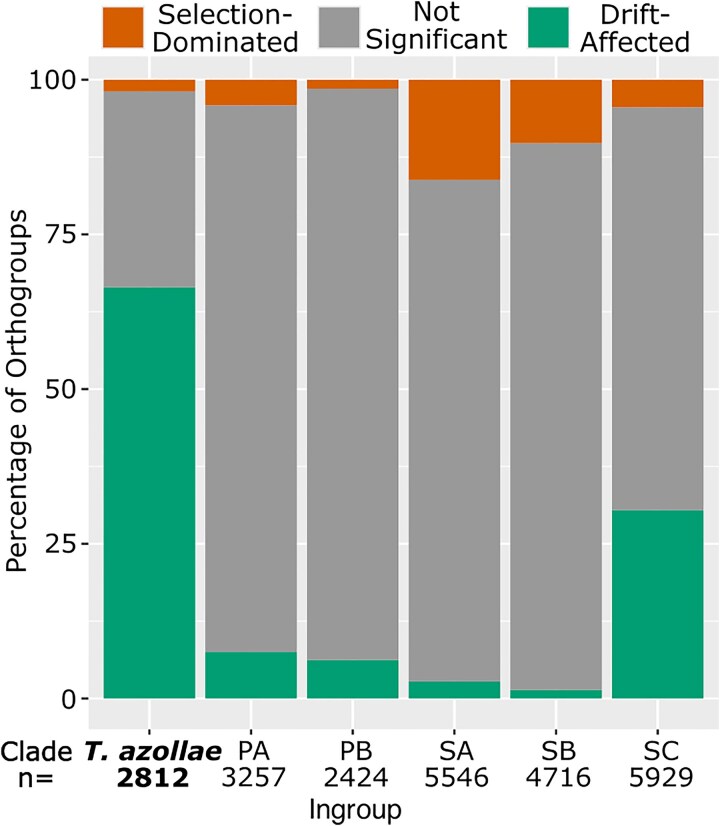 Selection Maintains Photosynthesis in a Symbiotic Cyanobacterium Despite Redundancy With its Fern Host.