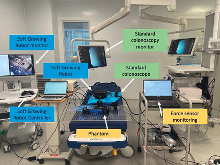 Reducing applied force in colonoscopy using a novel soft robotic colonoscope: Head-to-head study.