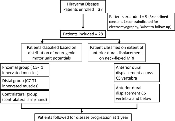 Radiological and Electrophysiological Correlates of Disease Progression in Patients with Hirayama Disease.