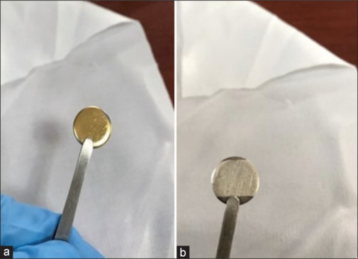 Comparative evaluation of antimicrobial efficacy at the implant-abutment interface using gold and silver ion coatings - An in vitro study.