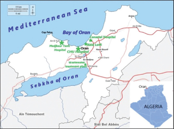 Microbiological and chemical characterization of coastal hospital wastewater in Oran, Algeria: Implications for public and livestock health under a One Health framework.