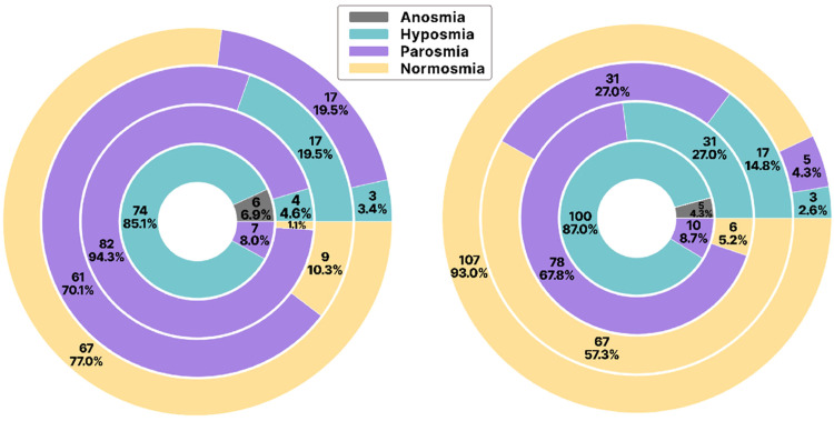 Three-year assessment of cognitive and olfactory disturbances among COVID-19 convalescent patients grouped by olfactory hallucination status in Armenia: A qualitative and quantitative study.