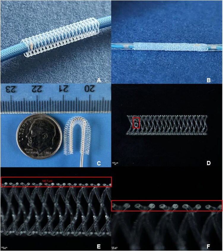 A novel paclitaxel eluting bioresorbable vascular stent with a super flexible stent structure and round cross section struts fabricated using 3D printing technology with a rotating platform.