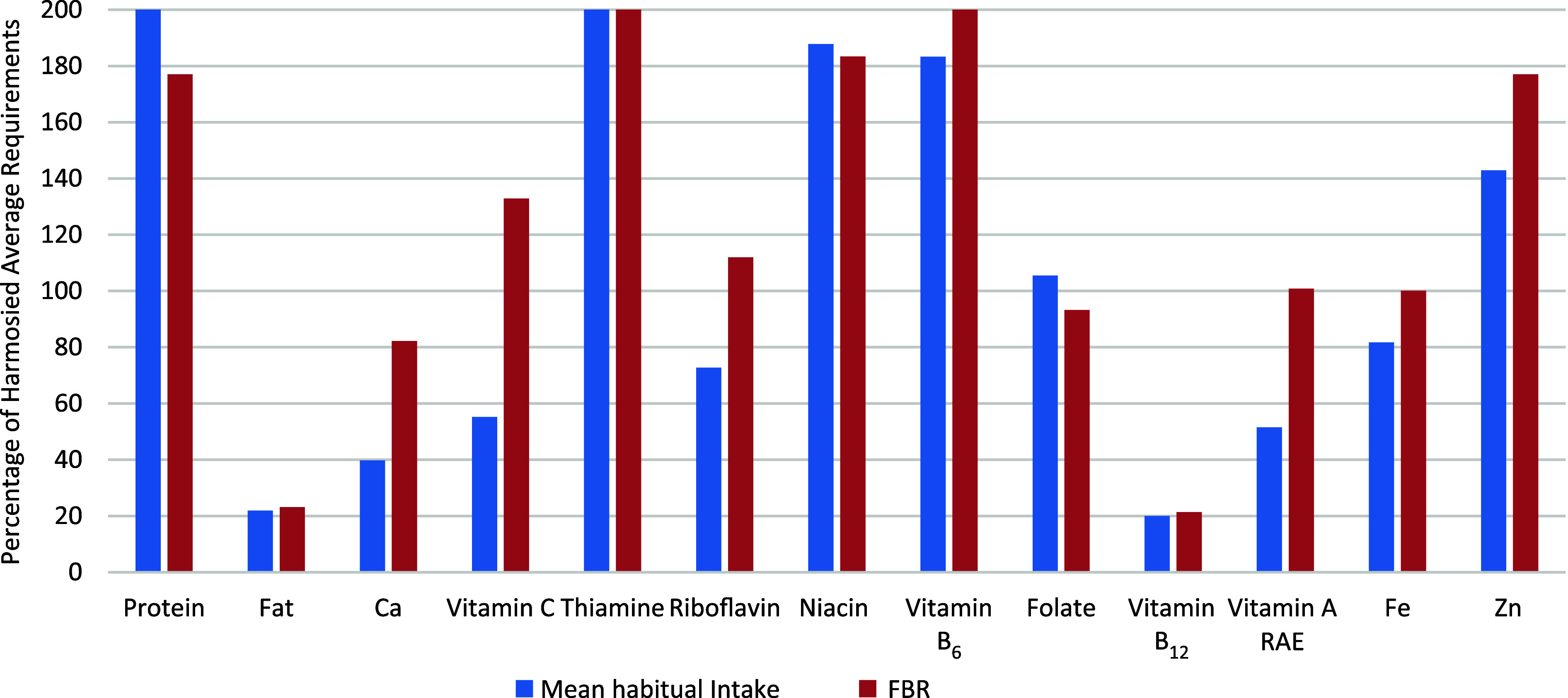 Nutrient gaps and dietary adequacy among adolescent girls in rural North-Eastern Ghana: the role of local food-based approaches, school lunch and multiple-micronutrient fortified biscuits.