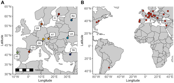 Continent-wide differentiation of fitness traits and patterns of climate adaptation among European populations of <i>Drosophila melanogaster</i>.