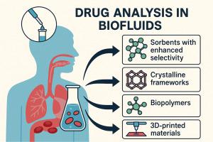 Advanced solid materials for the extraction of drugs from biological fluids