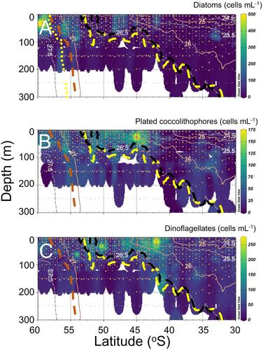 Biological, Biogeochemical, Bio-Optical, and Physical Variability of the Southern Ocean Along 150°W and Its Relevance to the Great Calcite Belt