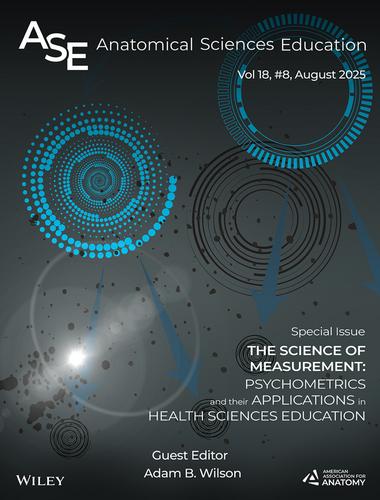 Anatomical Sciences Education Vol. 18, Issue 8, 2025 Cover Image