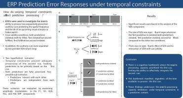 ERP prediction error responses under temporal constraints