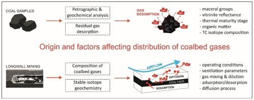 Understanding coalbed gas distribution from longwall mining: Geochemical and isotopic approach