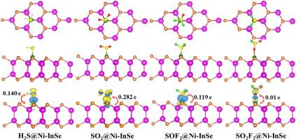 DFT study of SF6 decomposition species adsorption on Ni-doped InSe Monolayer: Insights into gas sensing performance
