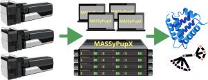 Off-site processing of data-dependent and data-independent acquisition shotgun proteomics data with MASSyPupX