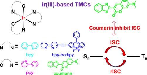 Coumarin Ligands Regulate Excited-State Intersystem Crossing Processes of Ir(III)-Based Transition Metal Complexes