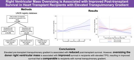Right Ventricular Mass Oversizing Is Associated With Improved Post-transplant Survival in Heart Transplant Recipients With Elevated Transpulmonary Gradient