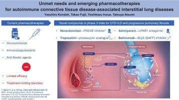 Unmet needs and emerging pharmacotherapies for autoimmune connective tissue disease-associated interstitial lung diseases