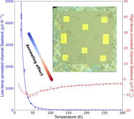 Electrical transport and Seebeck measurements in highly disordered channels buried in diamond