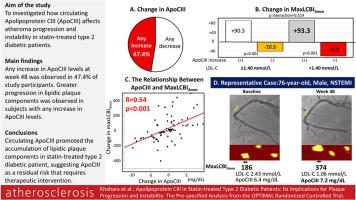 Apolipoprotein CIII in statin-treated type 2 diabetic patients: Its implications for plaque progression and instability: The pre-specified analysis from the OPTIMAL randomized controlled trial