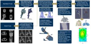 Subject-specific modeling framework for particle deposition using computational fluid dynamics