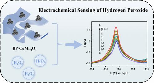 Black Phosphorus Nanosheet/CuMn2O4 Nanoparticle Heterojunction as Electrochemical Sensors for Sensitive Detecting Hydrogen Peroxide