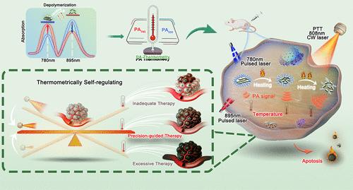 Clinically Translatable, Thermometrically Self-Regulating Photoacoustic Nanoaggregates for Precision-Guided Photothermal Therapy