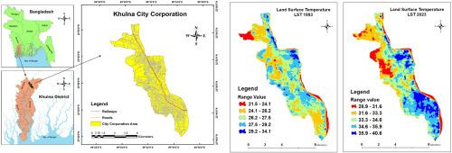 Urbanization induced heat wave risk assessment of Khulna City, Bangladesh: A 30-years analysis of land surface temperature, climate trends and forecasting
