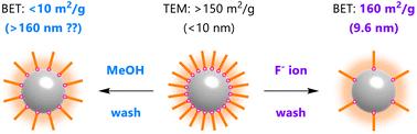 A more accurate estimation of the specific surface area of TiO2 nanoparticles capped with organic ligands