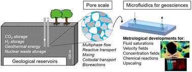 Microfluidics for geosciences: metrological developments and future challenges