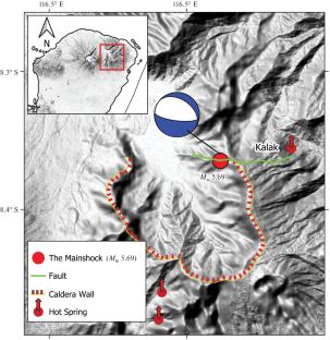 The 2019 Mw 5.4 East Lombok Earthquake, West Nusa Tenggara: A Shallow Fault Reactivation in the Sembalun Caldera Area of Lombok Island