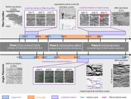 Microstructure development during pyrolysis of wet-laid nonwoven-based CFRP for the manufacturing of ceramic matrix composites (CMC)