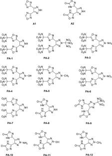 Quantum chemical calculations based on 4,5-di(1,2,4-oxadiazol-3-yl)-2H-1,2,3-triazole and 3,3′ -(2H-1,2,3-triazole-4,5-diyl)-bis(1,2,4-oxadiazol-5(4H)-one) derivatives: a DFT study