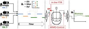 Addressing raw material variation: Maintaining a steady-state during cultivation by blending of lignocellulosic feed streams